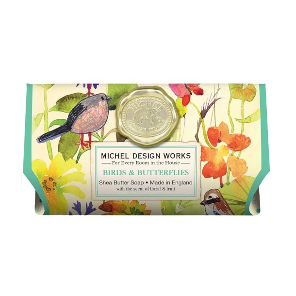 Soap � Large � Birds &amp; Butterflies