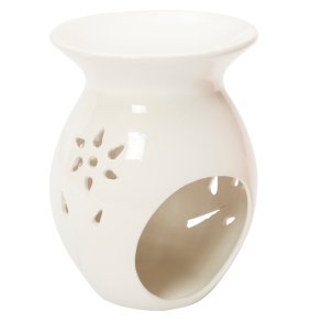 Terracotta Perfume Burner - hvid