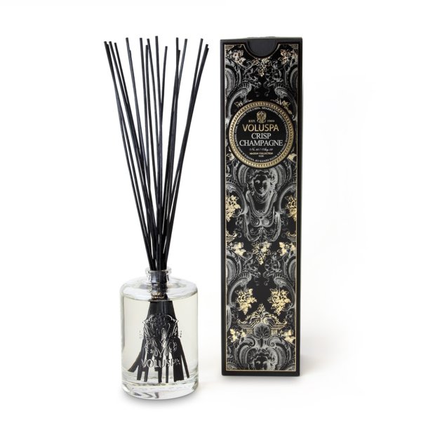 Fragrant Oil Embossed Diffuser Crisp Champagne