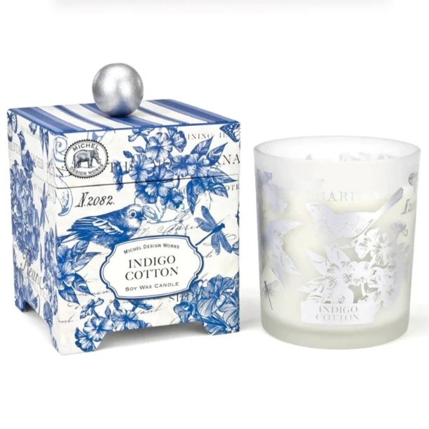 Soy Wax Candle � Indigo Cotton