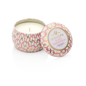 Decorative Tin Candle Saijo Persimmon