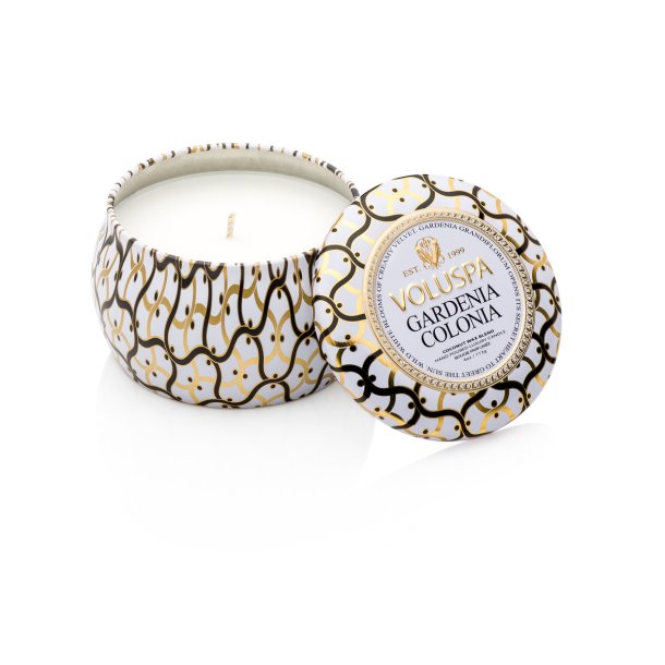 Decorative Tin Candle Gardenia Colonia