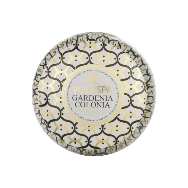 2-wick Maison Metallo Candle Gardenia Colonia