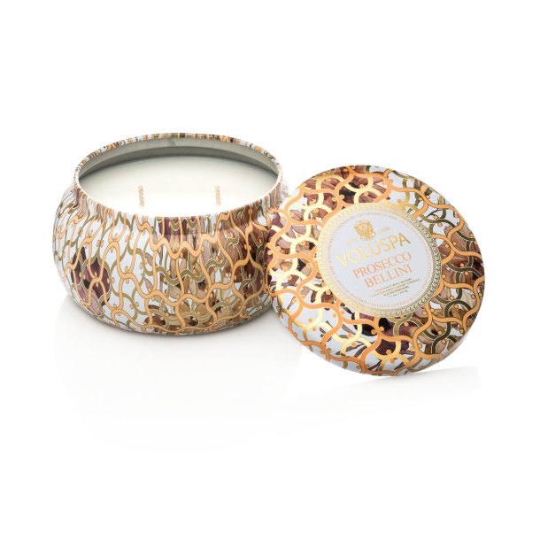 2-wick Maison Metallo Candle Prosecco Bellini